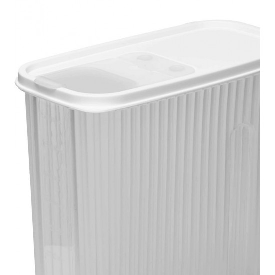 Pote 2,4 Litros Em Plástico Ivory Branco Lyor